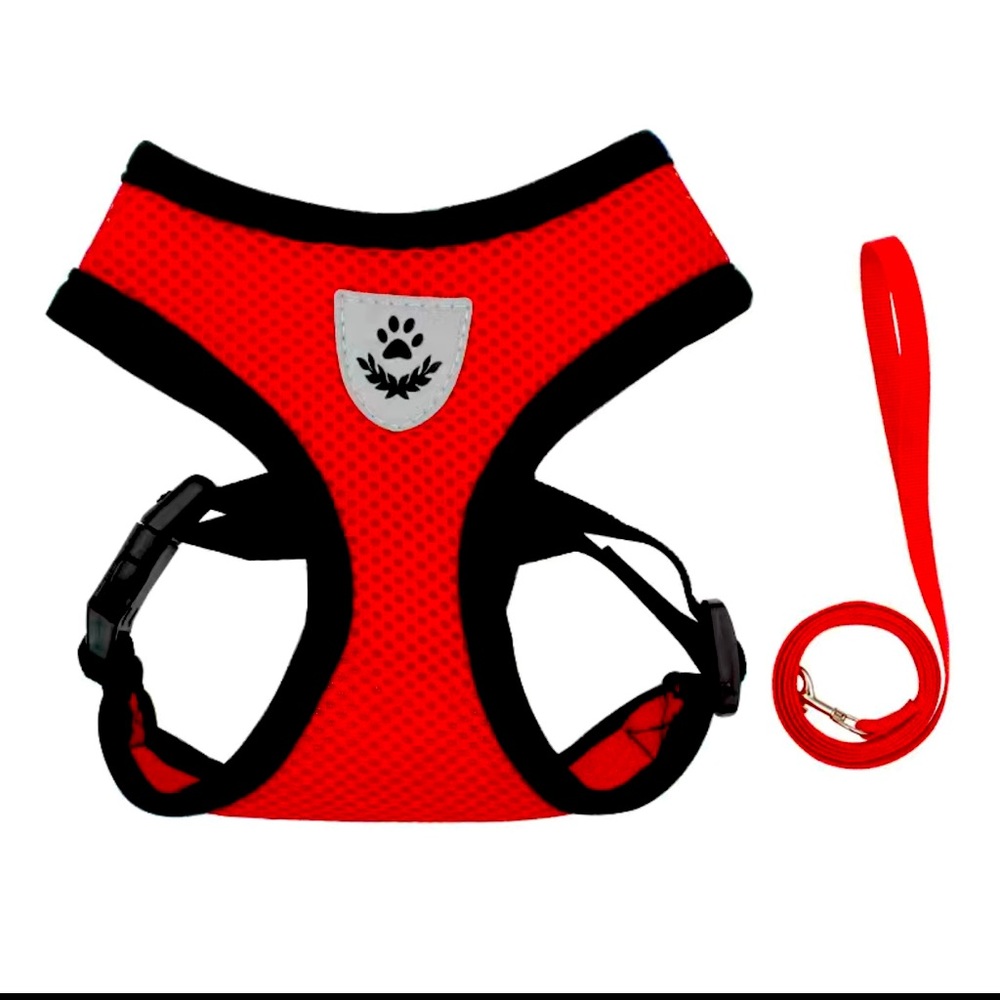 Adjustable Dog Harness Vest with Mesh